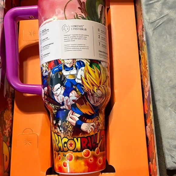 Stanley Dragon Ball Z Purple and Multicolor Quencher H2.0 Tumbler - Picture 4 of 10